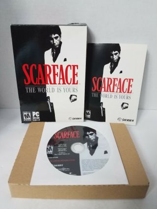 Scarface: The World Is Yours - Pc - Big Box - Complete Rare Htf Rated M 2006