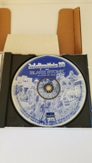 Rare BIG BOX PC Game Wolfenstein 3D & Blake Stone Aliens of Gold (1994) CD - ROM 7