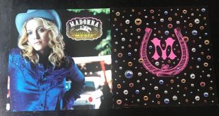 Madonna Music Rare Promo 2 - Sided Poster Flat 12”x12”