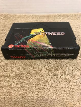 Vintage Tandy Trs - 80 Color Computer Game Silpheed Rare 1988 Sierra