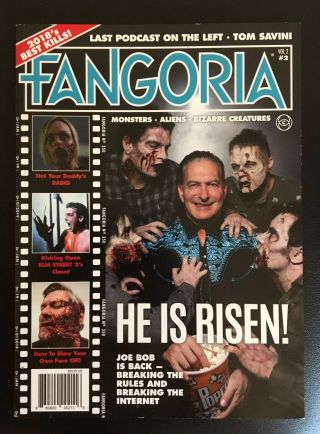 Fangoria Vol 2 Issue 2 (rare And Out Of Print) - January 2019 - Joe Bob Briggs