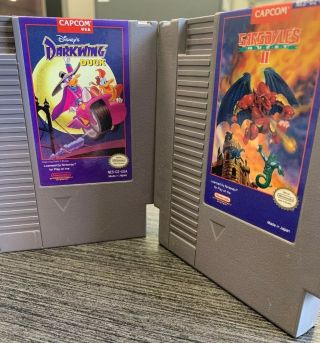 Nintendo Nes Classic Edition Rare Gargoyles Quest 2 And Darkwing Duck Capcom
