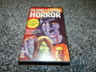 Rare Horror Vhs Tape Island Of Living Horror Directed By Eddie Romero