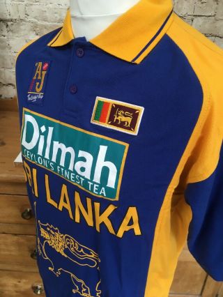 Vintage 1990s AJ Sri Lanka World Cup Cricket Shirt Large L Rare BCCSL Top BNWT 7