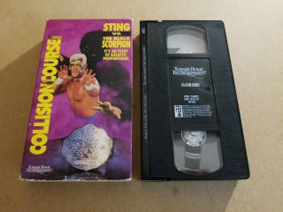 Nwa Wcw Starrcade 1990 90 Collision Course Vhs Video Rare Wrestling Wwe