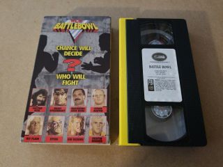 Wcw Battlebowl 1993 93 Vhs Video Rare Wrestling Wwe Wwf Nwa