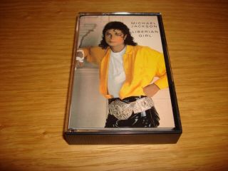 Michael Jackson Liberian Girl 1989 Uk Cassette Single / Cassingle Mega Rare