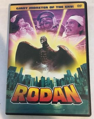 Rodan Dvd Giant Monster Of The Sky Rare Oop Godzilla (2002) Region 1 1956 Film