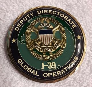 Authentic Chairman Joint Chief Of Staff J39 Miso Pds Iod Sad Rare Challenge Coin