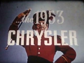 16mm Film - Chrysler For 1953 - Lost Ib Tech Plymouth Promotional - - Rare