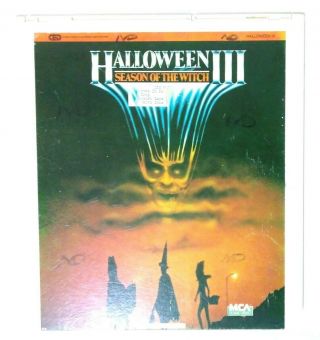 Ced Videodisc Laserdisc - Halloween Iii 3: Season Of The Witch Rare Horror Movie