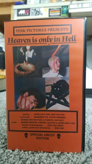 Heaven Is Only In Hell Vhs Rare Horror Cult Satanic Sov Gore Wim Vink Tape King