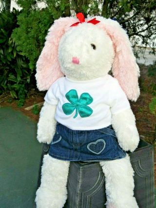 Rare Vintage Dan Dee Buttery Soft Easter Bunny Rabbit Plush Stuffed Animal Doll