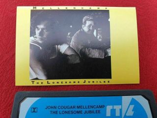 John Cougar Mellencamp ‎the Lonesome Jubilee Yugoslavia 1988 Rare Cassette Tape