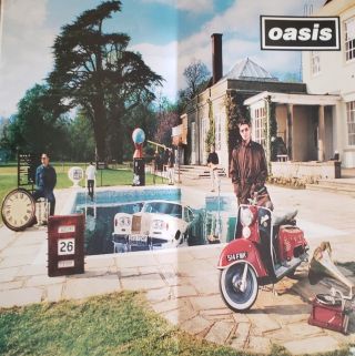 Oasis Be Here Now D/s Promo Poster Liam Noel Gallagher Rare