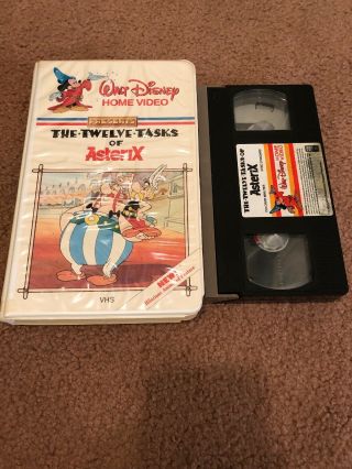 Disney - The Twelve Task Of Asterix VHS (White Clam Shell) Rare 4