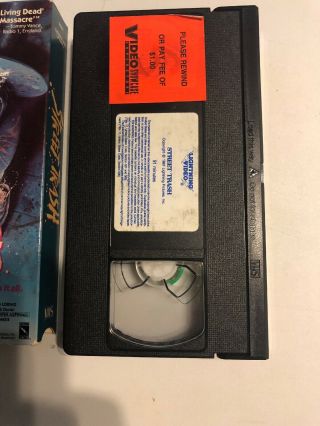 Street Trash VHS Gore Lightning Video OOP Rare 6