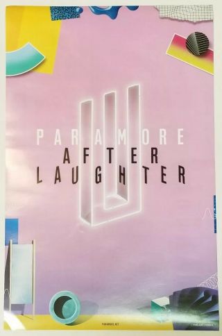 Paramore Foster The People After Laughter Summer Tour Poster 17 " X 11 " Rare