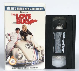 Disney’s The Love Bug (vhs,  1997) Rare Bruce Campbell Clamshell Herbie Remake