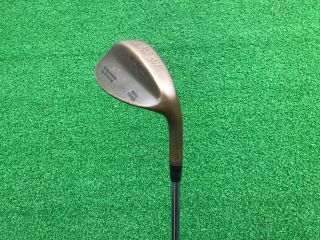 Rare Ram Golf Tom Watson Hand Ground Becu 55 Sand Wedge Right Rh Steel Copper