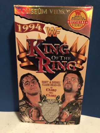 Wwf King Of The Ring 1994 Coliseum Video Master Tape Rare Shawn Michaels