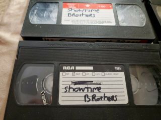 vhs t120 prerecorded tapes rare SHOWTIME BROTHERS TV SERIES SHOW seasons 2