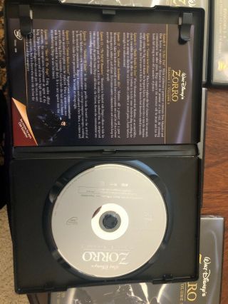 Walt Disney ' s Zorro The Complete First Season 1st Box Set DVD 5 Disc Set RARE 6
