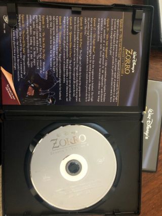 Walt Disney ' s Zorro The Complete First Season 1st Box Set DVD 5 Disc Set RARE 8