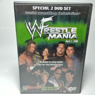 Wwf Wrestlemania 16 Exclusive Wrap Up 2000 Special 2 Dvd Set,  Rare Canada Print