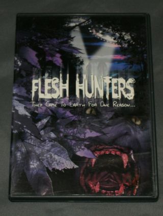 Flesh Hunters (dvd,  2002) Rare Oop Dead Alive Horror Sleaze B - Movie Gore