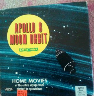Apollo 8 Moon Orbit Version Rare 8mm Movie 200 "