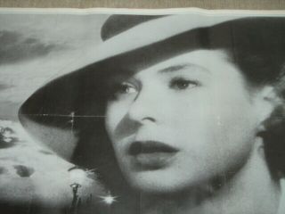 Ingrid Bergman Casablanca /arch Of Triumph Re - 1975 B2 Poster Japan Vintage Rare