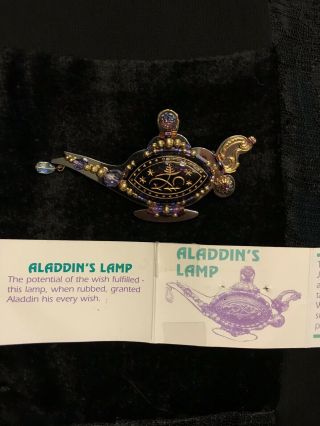 LIZTECH Aladdin’s Lamp Pin - Retired Design,  Rare,  Collectable 3