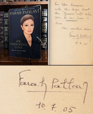 An Enduring Love: My Life With The Shah Hand Signed By Farah Pahlavi Iran Rare