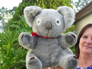 Very Rare Large Vintage Walmart Koala Bear Soft Plush Stuffed Animal Doll