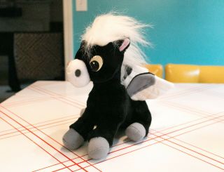 9 " Vintage 90s Fantasia Pegasus Horse Stuffed Animal Plush Disney World Rare