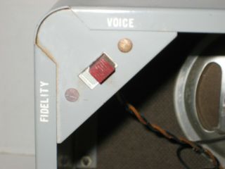 Rare Vintage HALLICRAFTER SPEAKER Model R48 3
