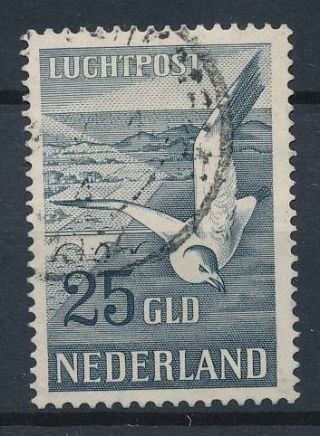 [3034] Netherlands 1951 Airmail Bird Rare Stamp Very Fine Value $180