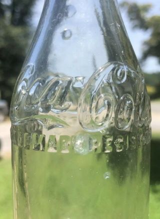 Clear Rare Montgomery Alabama Coca Cola Script SS Bottle ALA Early 2