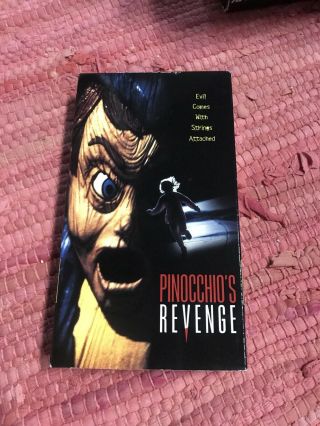 Pinocchio’s Revenge Vhs Rare Killer Doll Movie Horror Slasher No Dvd