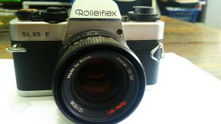 ,  Rolleiflex Sl35e Planar 1,  8/50 35mm W/lens Very Rare Woow