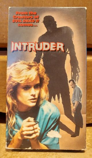 Intruder 1988 Vhs Horror Cult Slasher Phantom Video Elizabeth Cox Spiegel Rare