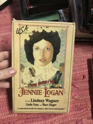 The Two Worlds Of Jennie Logan Vhs Rare Sci Fi Big Box Obscure Not On Dvd