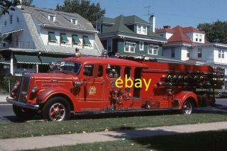 Deal Nj 19841 Mack Quad Rare - Fire Apparatus Slide