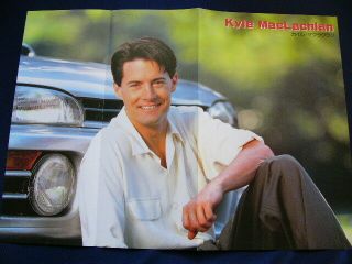 1990s Kyle Maclachlan Japan 33 Clippings & Poster Set Twin Peaks Very Rare