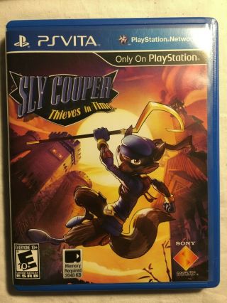 Sly Cooper: Thieves In Time (ps Vita),  Box,  Rare Use