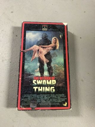 Return Of Swamp Thing Vhs Rare Horror Classic Cult