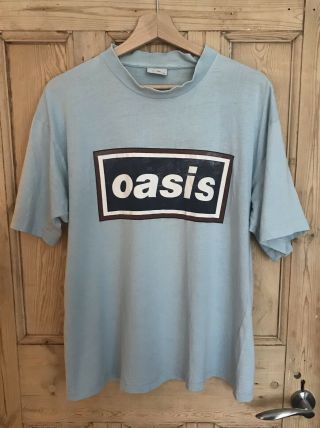 Vintage 1994/5 Oasis Definitely Maybe T - Shirt Men’s M/l Rare