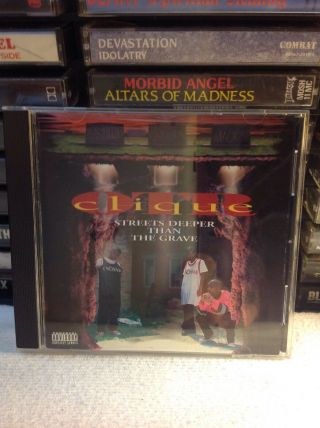 Streets Deeper Than The Grave By O.  T.  R.  Clique Cd Rare G - Funk 1995 No Limit Oop