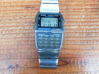 Casio Databank Dbc - 1500 Calculator Watch With Fresh Battery (rare Model)